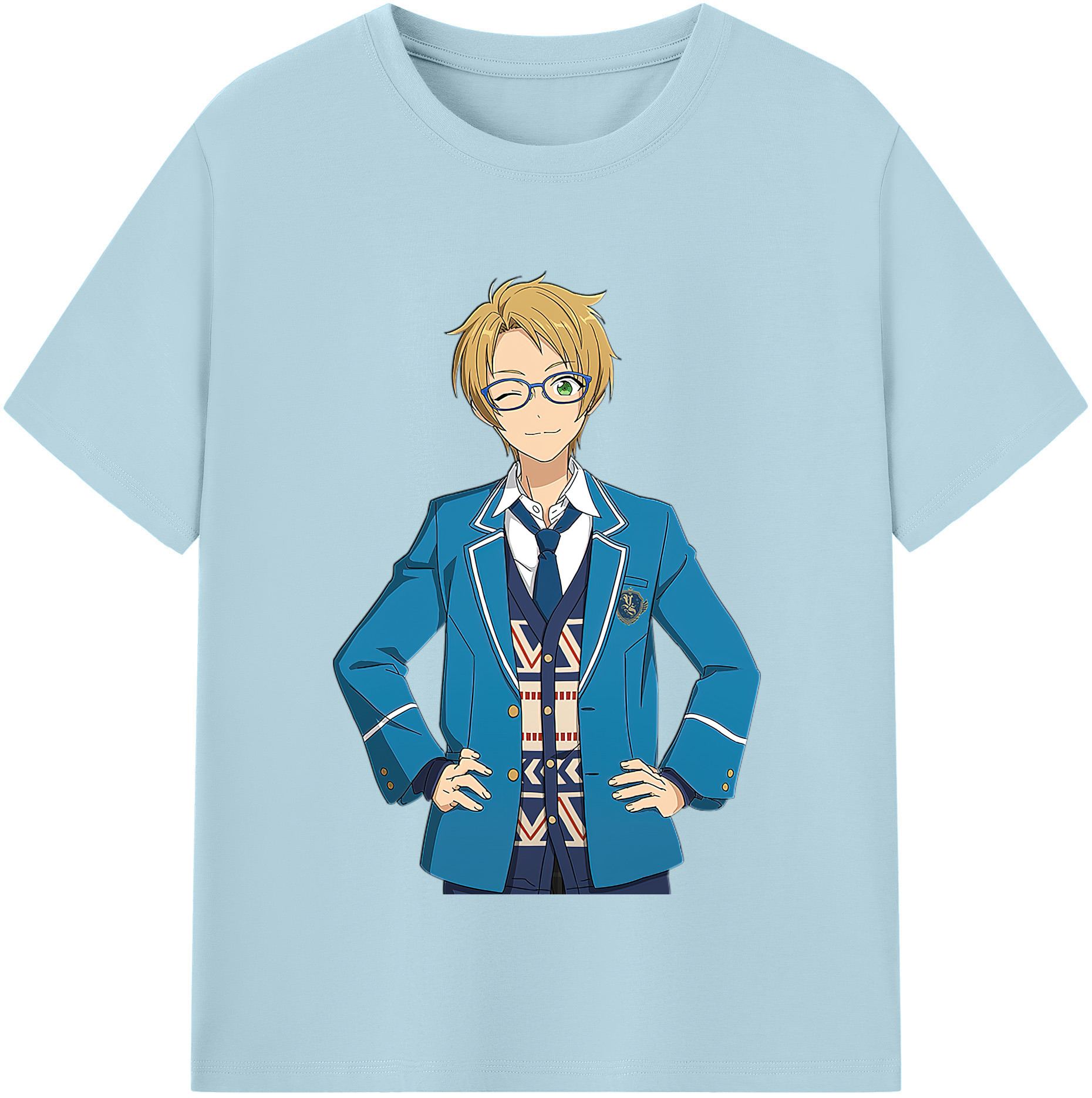 （画像用） あんさんぶるスターズ! Ensemble Stars 綿100％半袖Tシャツ（フロントプリント）